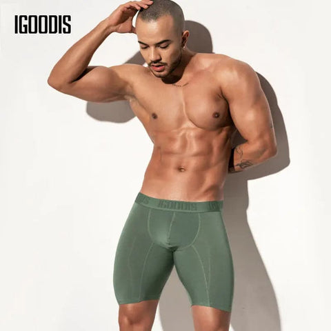 IGOODIS Boxer High Elastic Sports Shorts IGOODIS IGOODIS Boxer High Elastic Sports Shorts IGOODIS