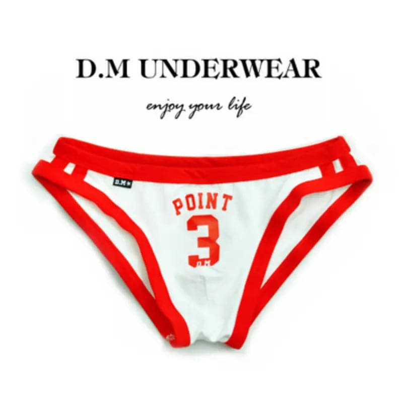 D.M Men's Briefs Letter Sports D.M UNDERWEAR D.M Men's Briefs Letter Sports D.M UNDERWEAR