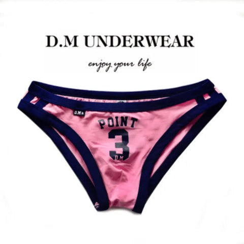 D.M Men's Briefs Letter Sports D.M UNDERWEAR D.M Men's Briefs Letter Sports D.M UNDERWEAR