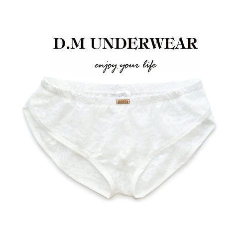 D.M Men's Triangle Underwear Solid Color Mesh Lace Mesh Breathable Home Arrow Pants D.M UNDERWEAR D.M Men's Triangle Underwear Solid Color Mesh Lace Mesh Breathable Home Arrow Pants D.M UNDERWEAR