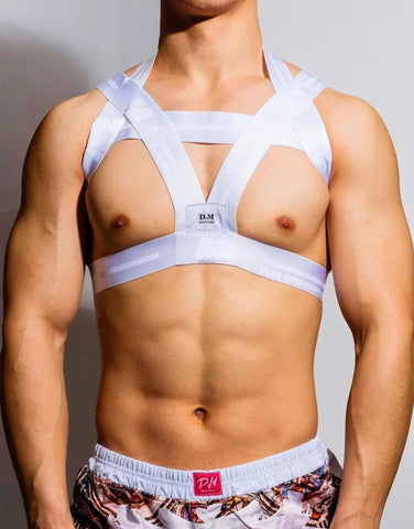 D.M Men's Shoulder Strap Solid Color Mercerizing Hollow Chest Strap D.M UNDERWEAR D.M Men's Shoulder Strap Solid Color Mercerizing Hollow Chest Strap D.M UNDERWEAR