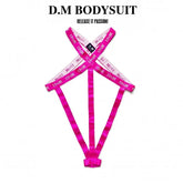 D.M Men's Underwear Jumpsuit Ring T-Back Shoulder Strap D.M UNDERWEAR