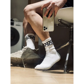 D.M Men's Socks Comfortable Breathable Cotton Pattern Tube Socks D.M UNDERWEAR