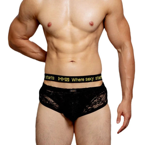 D.M Men's Triangle Underwear Solid Color Mesh Lace Mesh Breathable Home Arrow Pants D.M UNDERWEAR D.M Men's Triangle Underwear Solid Color Mesh Lace Mesh Breathable Home Arrow Pants D.M UNDERWEAR