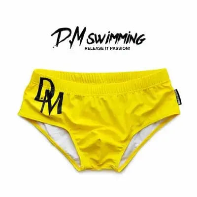 D.M Men's Sports Swim Briefs Printing D.M UNDERWEAR