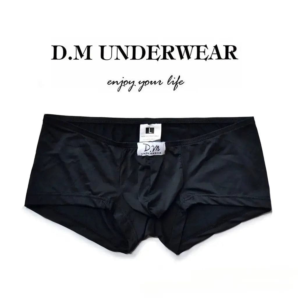 D.M Men's Underwear Low Waist Boxers D.M UNDERWEAR