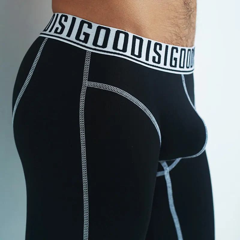 IGOOIDS Thin Slim Fit Warm Pants D.M UNDERWEAR