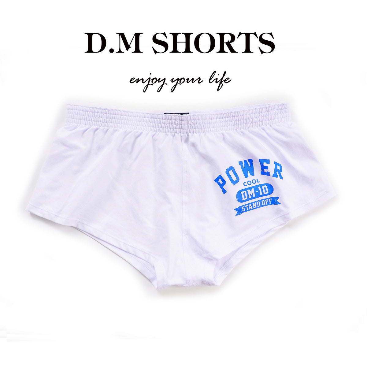 D.M Men's Home Pants Boxers Cotton Comfortable Printed Letters Boxer