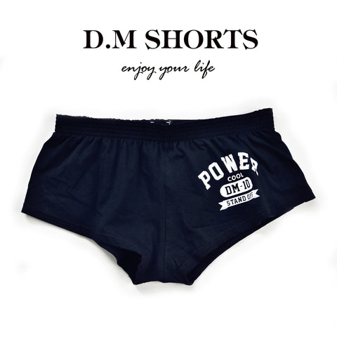 D.M Men's Home Pants Boxers Cotton Comfortable Printed Letters Boxer