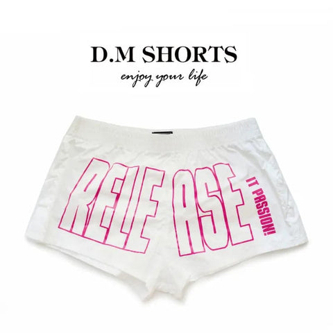 D.M Men's Underwear Boxers Home Pants Polyester Shorts Breathable D.M UNDERWEAR