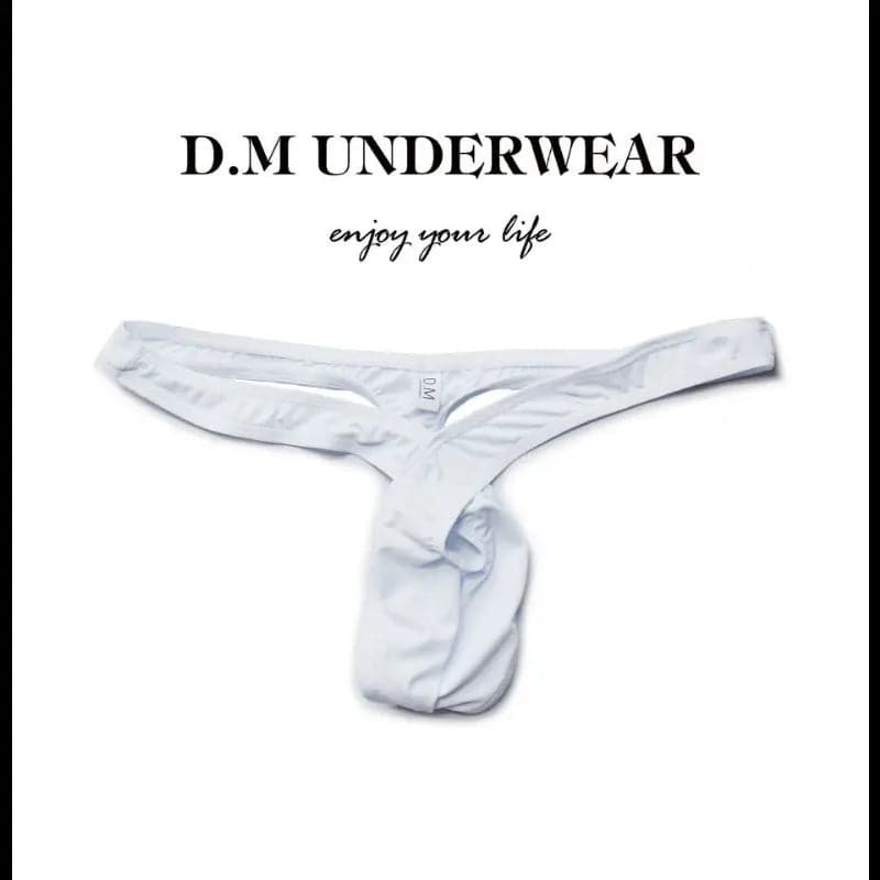 D.M Men's Pants Sexy Temptation Black and White D.M UNDERWEAR