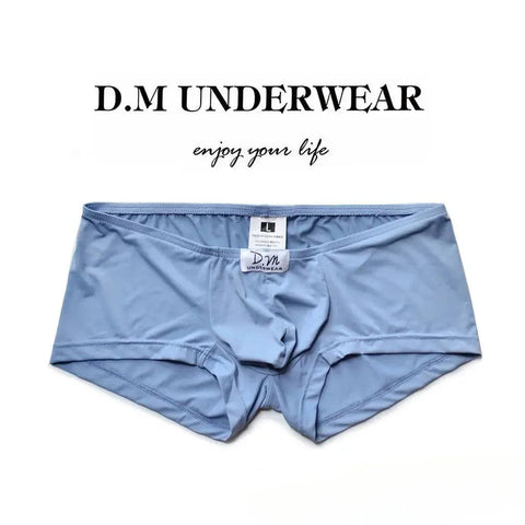 D.M Men's Underwear Low Waist Boxers D.M UNDERWEAR