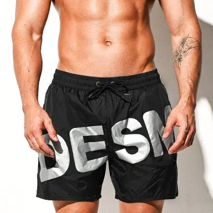 DESMIIT Loose Swim Shorts Beach Pants Trendy Light DESMIIT