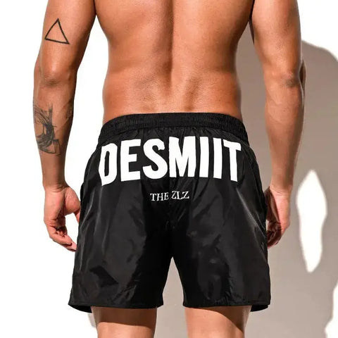 DESMIIT Loose Swim Shorts Beach Pants Lightweight Quick-Drying DESMIIT