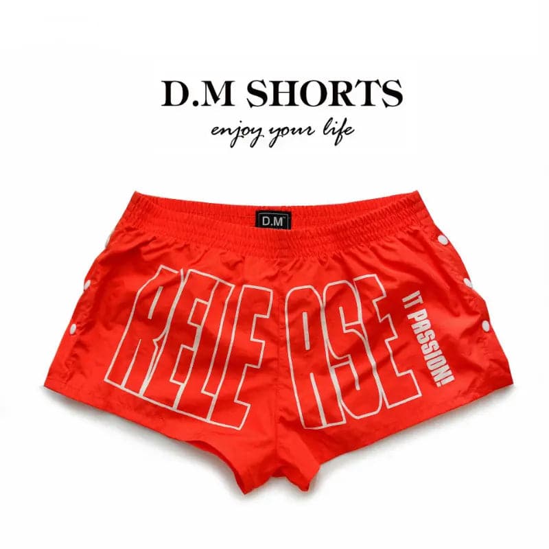 D.M Men's Underwear Boxers Home Pants Polyester Shorts Breathable D.M UNDERWEAR