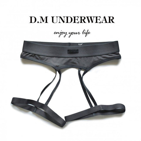 DM UNWEAR Men’s Mesh Jockstrap – Supportive Low Rise Sexy Underwear
