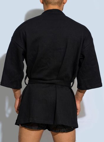 D.M Men's Bathrobes, Short, Casual Home, Pajamas