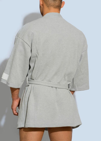 D.M Men's Bathrobes, Short, Casual Home, Pajamas