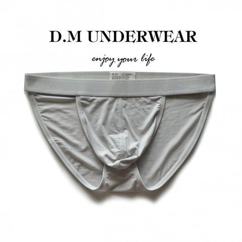 D.M Men’s Modal Briefs – Soft Breathable Low Rise Everyday Underwear