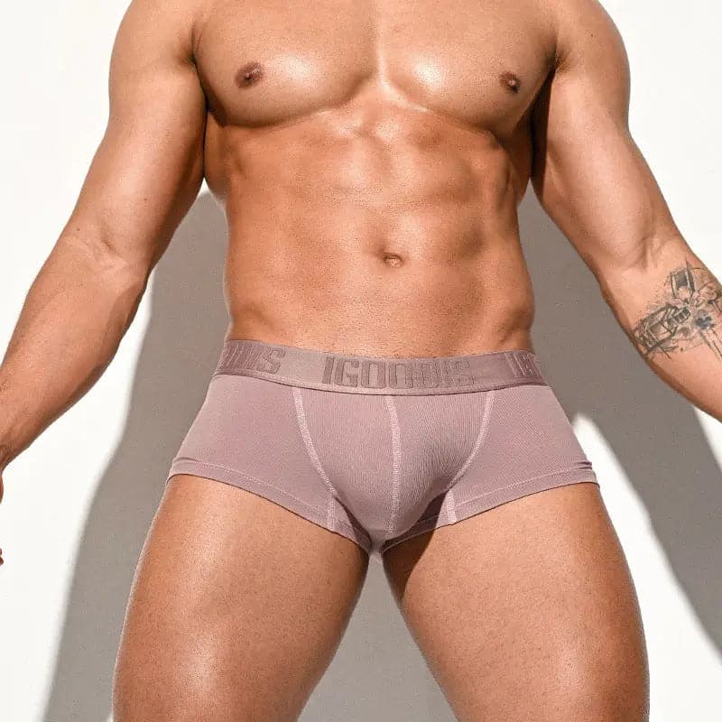 Detailed picture of pink underwear upper body