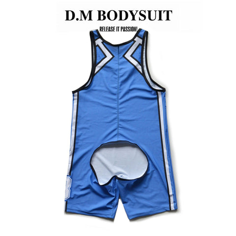 D.M Bodysuit boxers hollowed out sexy