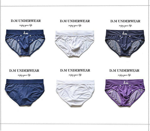 D.M sexy low-rise denim briefs