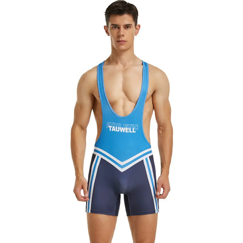 TAUWELL Men's Vest Singlet Bodysuit TAUWELL