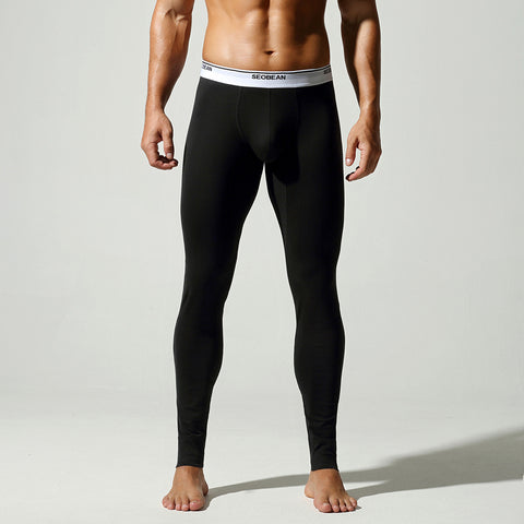 SEOBEAN Men’s Fleece-Lined Thermal Leggings