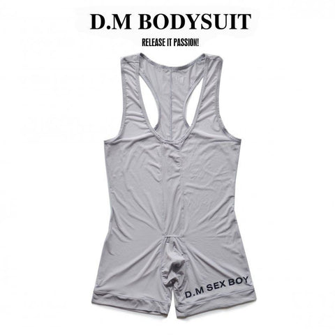 D.M Men's onesie ice silk breathable mesh