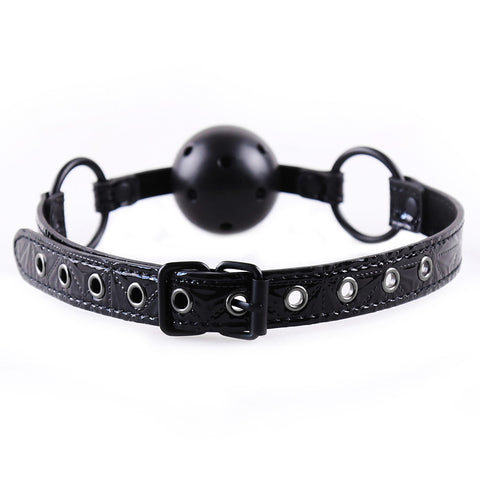 Bondage toy bump forced mouth plug