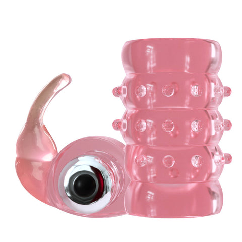 Fun vibration rabbit penis lock essence ring