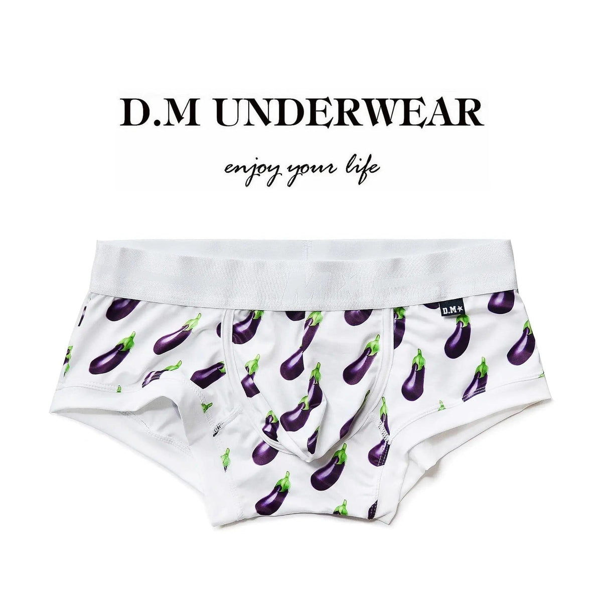 D.M Men's Underwear Low Waist Cartoon Fruit D.M UNDERWEAR