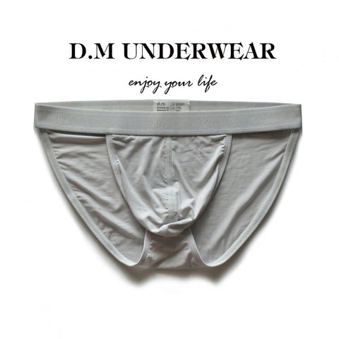 D.M Men’s Modal Briefs – Soft Breathable Low Rise Everyday Underwear