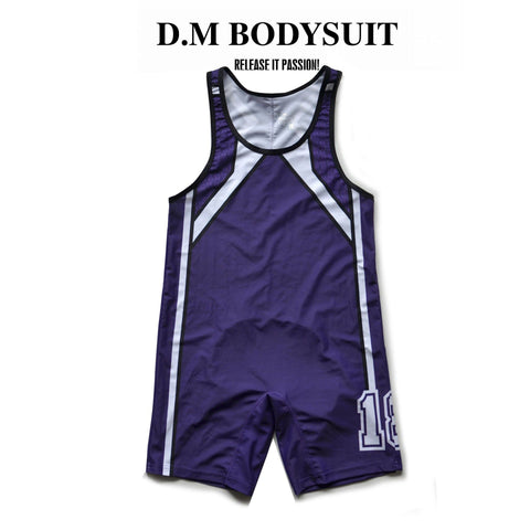 D.M Bodysuit boxers hollowed out sexy