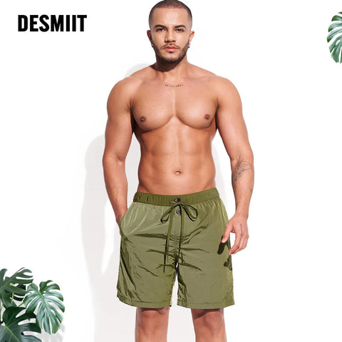 DESMIIT Loose Beach Pants Men Quick-Dry Casual DESMIIT