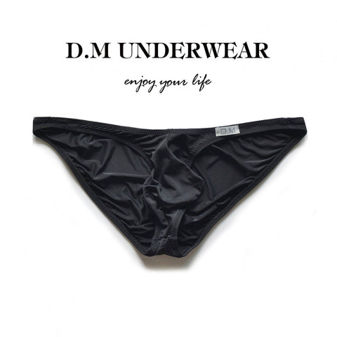 D.M hip lift tight ice silk briefs