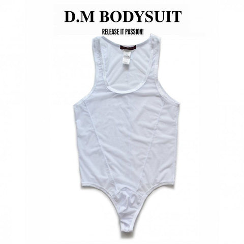 D.M Men's Perspective Mesh Jumpsuit Thong Breathable Sling