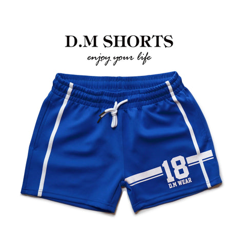 D.M Men's Lounge Shorts - Low Rise Sleep & Yoga Shorts with Drawstring