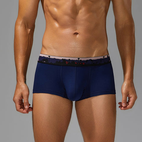 SEOBEAN Waistband Print Men's Briefs