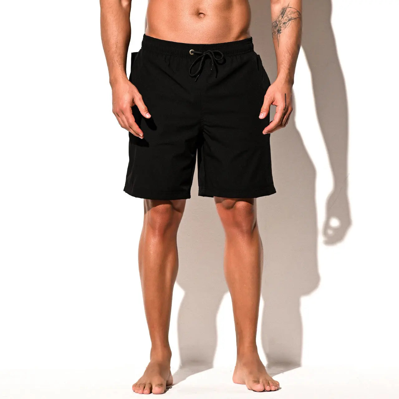DESMIIT Beach Pants Loose Quick-Drying Four-Sided Stretch Shorts DESMIIT