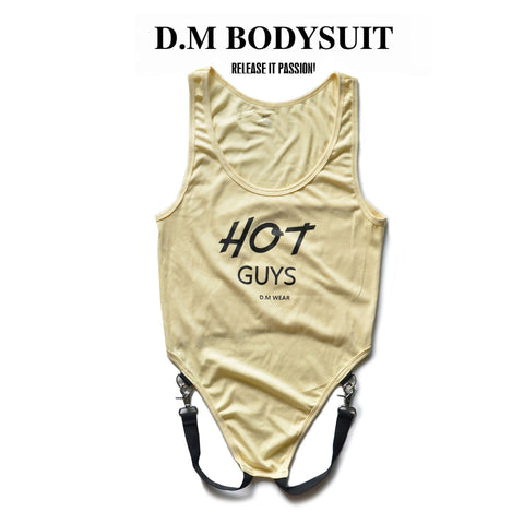 D.M Men's Bodysuit Sexy Modal Thong