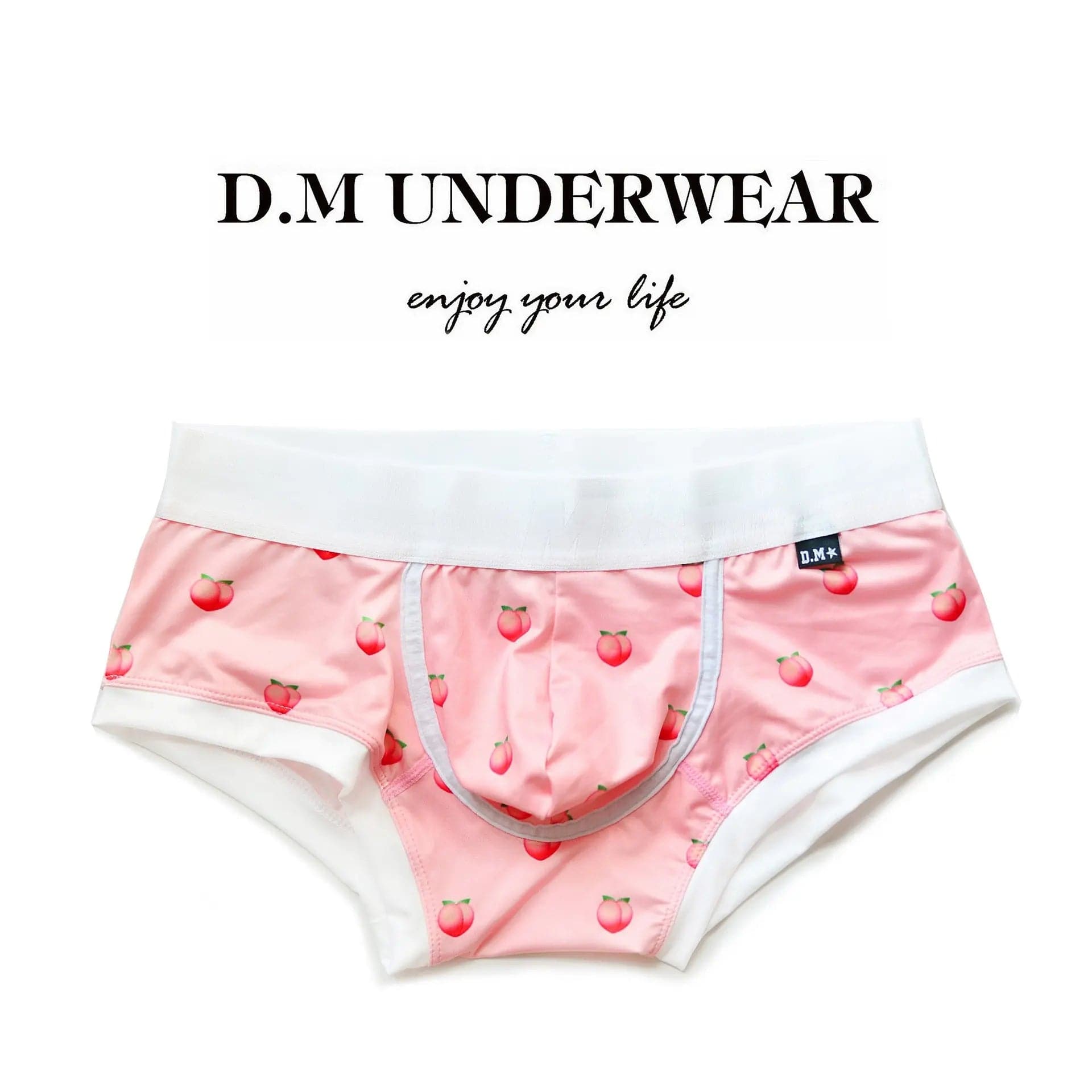 D.M Men's Underwear Low Waist Cartoon Fruit D.M UNDERWEAR