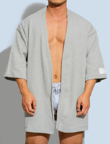 D.M Men's Bathrobes, Short, Casual Home, Pajamas