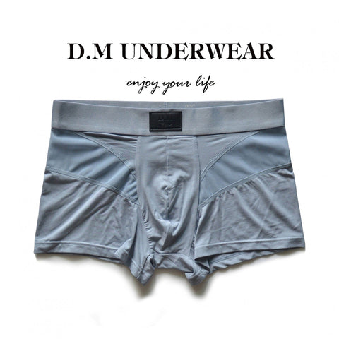 D.M Men’s Modal Boxer Briefs – Low Rise Stretch Sexy Underwear