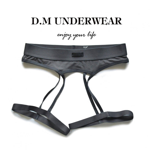 DM UNWEAR Men’s Mesh Jockstrap – Supportive Low Rise Sexy Underwear