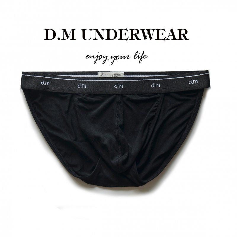 D.M Men’s Modal Briefs – Soft Breathable Low Rise Everyday Underwear