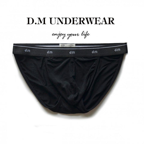 D.M Men’s Modal Briefs – Soft Breathable Low Rise Everyday Underwear