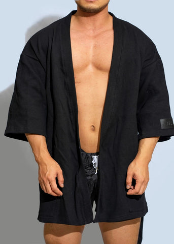 D.M Men's Bathrobes, Short, Casual Home, Pajamas