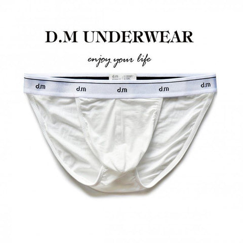 D.M Men’s Modal Briefs – Soft Breathable Low Rise Everyday Underwear