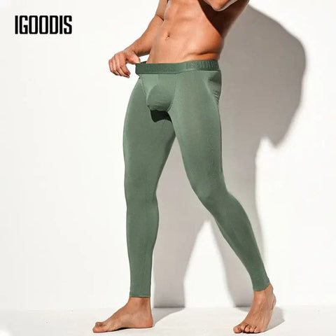 IGOODIS Men's Modal Leggings IGOODIS
